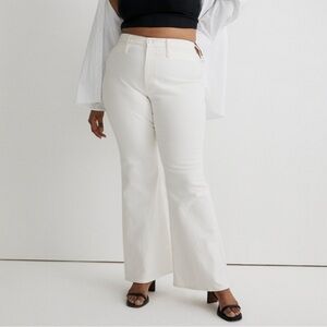 Madewell Perfect Vintage Flare in Tile White Size 32